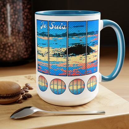 #22 Tea and Miracles 15oz Mug (USA) 2011 End of the World Island / No Text, Choose from 5 colours