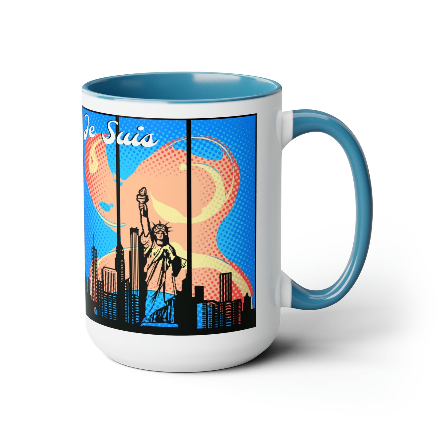 #3 Tea and Miracles 15oz Mug (USA) 2000 New York Christmas Eclipse / No Text, Choose from 5 colours