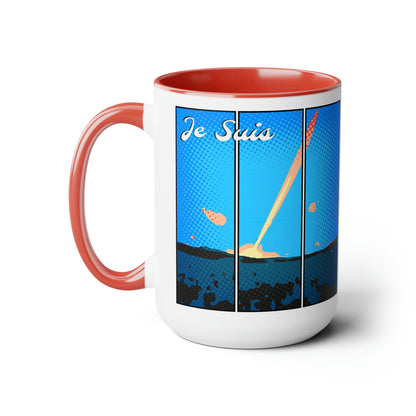 #47 Tea and Miracles 15oz Mug (USA) 2013 Thanksgiving Torch / Event Text, Choose from 5 colours