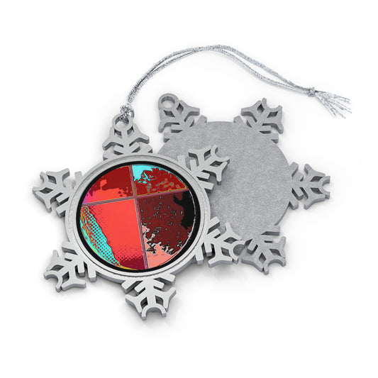 #51 - Made with Miracles Snowflake Christmas Decoration 2014/2015 Tetrad Cross