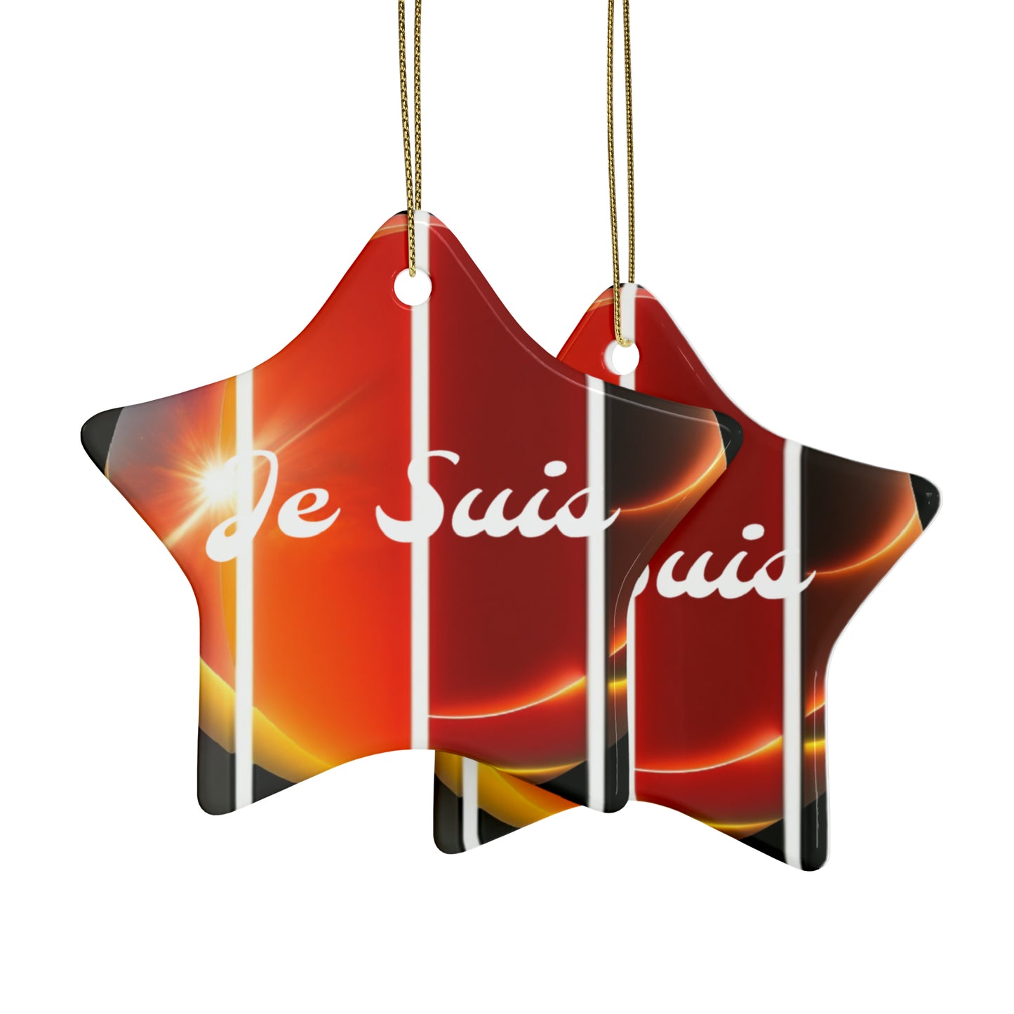 #79 - Je suis - Made with Miracles - Thanksgiving, Hanukkah, Christmas Decoration (4 shapes)