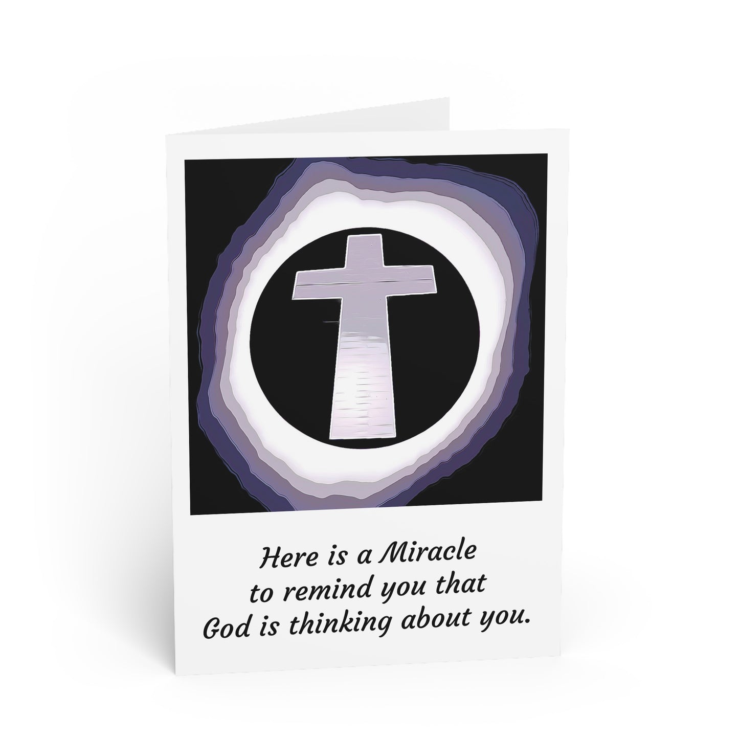 #122 Made with Miracles Greetings Card (INT) Great American Eclipse 3 of 3