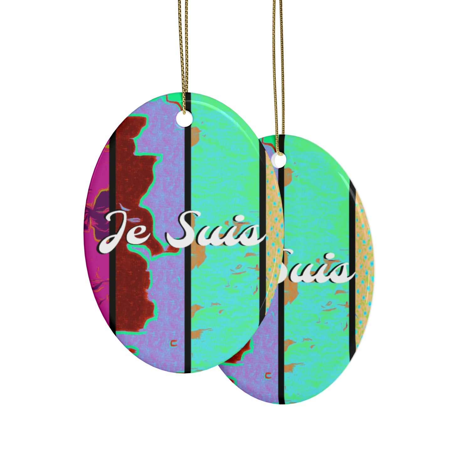 #57 - Je Suis - Made with Miracles - Thanksgiving, Hanukkah, Christmas Decoration (4 Shapes) - Tetrad 1