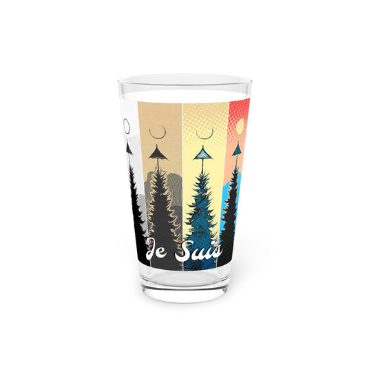 #83 Made with Miracles Pint Glass, 16oz (USA) 2015 Christmas Super Moon