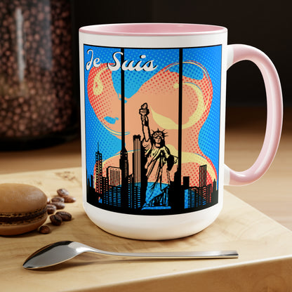 #3 Tea and Miracles 15oz Mug (USA) 2000 New York Christmas Eclipse / No Text, Choose from 5 colours