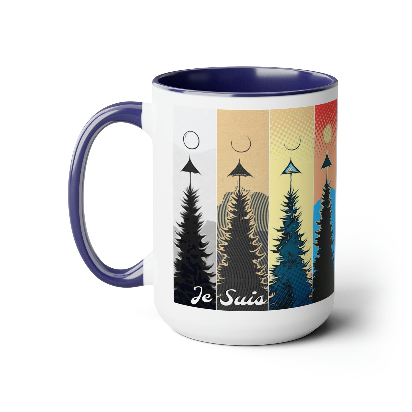 #83 Tea and Miracles 15oz Mug (USA) 2015 British Christmas Super Moon / No Text, Choose from 5 colours