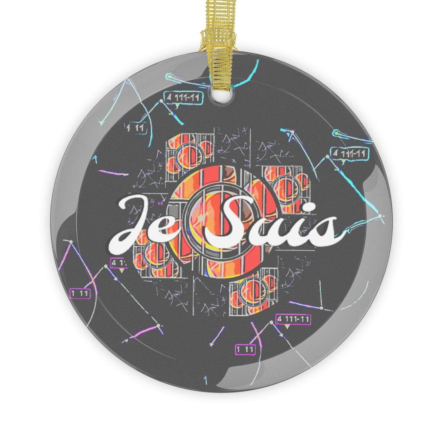 #112 - Made with Miracles - Thanksgiving, Hanukkah, Glass Ornament (INT) 2017 Conjunction of Conjunctions