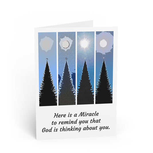 #83 Made with Miracles Greetings Card (INT) 2015 Christmas Day 11.11 Full Moon