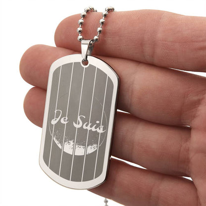 #115 - World Peace Commemorative Dog Tag engraved with a REAL miracle, Add your own personalised message - Choice of stainless steel or 18k gold finish - 2018 Chinese 11.11 and 11 eclipse