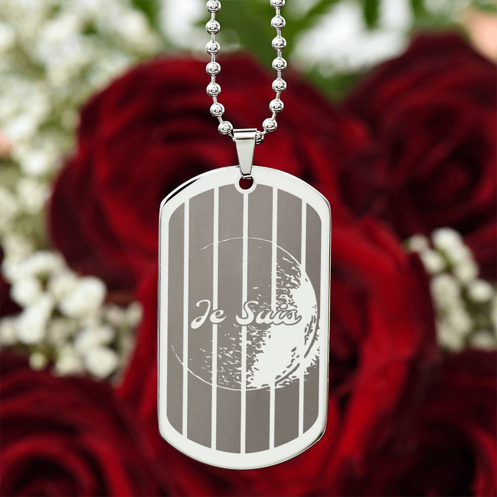 #79 - World Peace Commemorative Dog Tag engraved with a REAL MIRACLE, Add your own personalised message - Choice of stainless steel or 18k gold finish - 2015 Tetrad 4 Double 111 Eclipse