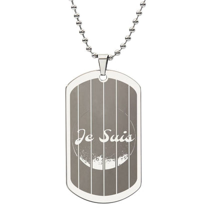 #115 - World Peace Commemorative Dog Tag engraved with a REAL miracle, Add your own personalised message - Choice of stainless steel or 18k gold finish - 2018 Chinese 11.11 and 11 eclipse