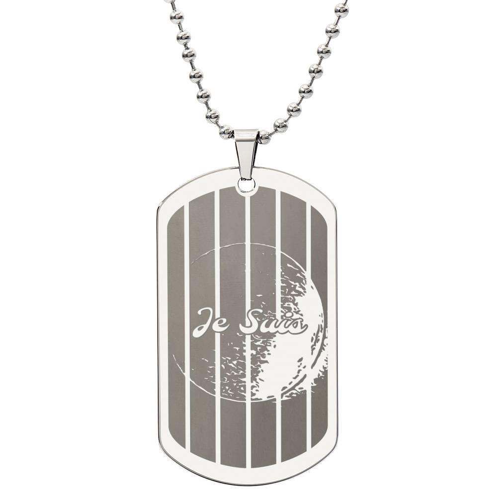 #79 - World Peace Commemorative Dog Tag engraved with a REAL MIRACLE, Add your own personalised message - Choice of stainless steel or 18k gold finish - 2015 Tetrad 4 Double 111 Eclipse